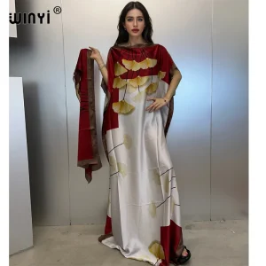 WINYI robe traditionnelle africaine musulmane pour femme abaya dubaï caftan de luxe robe de soirée élégante robe Maxi longueur couvertures de plage