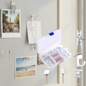 Assortiment de punaises décoratives, variété de punaises élégantes pour exposition créative de panneaux de liège et projets de décoration murale