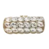 pochette en coquillage pour femmes, cadeau de mariage, sacs de soirée en cristal, sacs à main et bourses en strass pour dîner de fête, cocktail