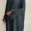 abaya musulman femmes robe solide arc jalabiya eid 2025 ramadan marocain islam robes largos arabe longue robe dubaï abayas caftan
