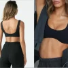 soutien gorge de yoga avec ajustement serré, absorption d'humidité, évacuation de la sueur, haute élasticité, respirabilité et sensation nue
