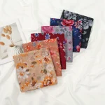 Foulard Hijab en Viscose imprimé Floral pour femme musulmane, châles doux, couvre-chef respirant d&rsquo;été, Turban islamique