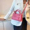 sac à bandoulière pour femmes, nouvelle mode décontractée, style occidental, sac à main à bandoulière texture simple, petit sac carré