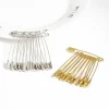 Épingles de sûreté argentées, 50 pièces, accessoires d'outils de couture, aiguilles en acier inoxydable, grande épingle de sûreté, petite broche, accessoires pour vêtements