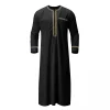 vêtements musulmans islamiques pour hommes, jubba thobe, kimono à fermeture éclair, robe longue, abaya, caftan, islam, dubaï, arabe