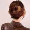 fourchettes à cheveux de styles français, épingles à cheveux en forme de u en écaille de tortue pour femmes et filles, bâtons de chignon, accessoires de coiffure vintage d'été