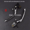 bella tions levier de frein et d'embrayage pour moto, accessoire pour harley sportster 883 1200 iron xl touring road king electra street trike ocia softail