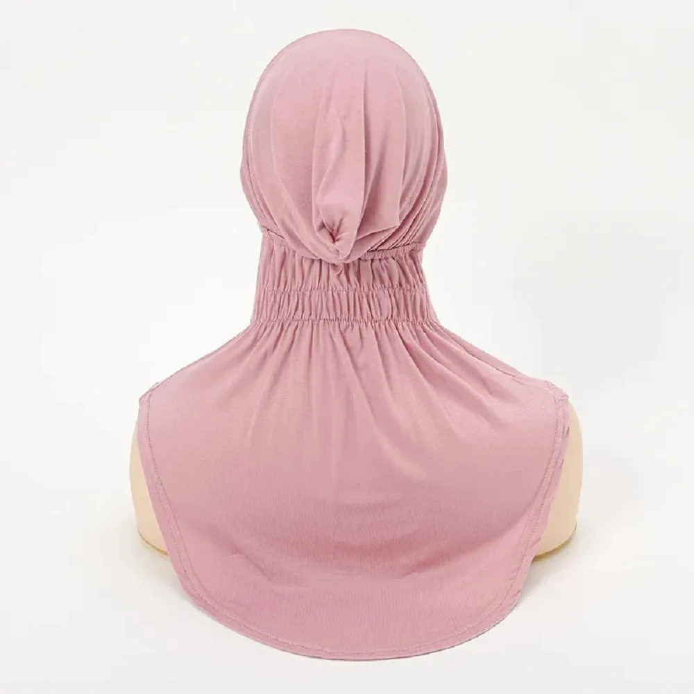 casquettes turban pour femmes musulmanes sous écharpe modal hijab casquettes intérieures extensible couverture complète châle casquette couverture complète du cou