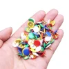 100 pièces couleur punaises décoratives multi fonctionnelles à tête plate punaises décoration murale punaises photo broche bureau école