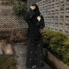 abaya – robe de luxe pour femmes musulmanes, broderie papillon, modeste, tenue de vacances islamique, mode dubaï, kaftan turquie, 2025