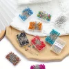 Épingles droites nacrées multicolores, 100/2000 pièces, pour la couture, l'artisanat de bricolage, aiguille de positionnement et de fixation, accessoires de design de mode