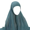 hijabs instantanés avec casquette plaine en mousseline de soie jersey hijabs pour femme voile musulman islamique hijab casquette écharpe pour femmes turban foulard