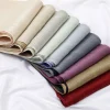 Écharpe hijab en satin de soie froissé dégradé, châle solide pour femmes musulmanes, écharpe en fil de qualité supérieure, turban islamique pour ramadan