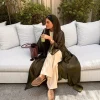 Abayas ouvertes pour femmes musulmanes, kimono de Dubaï, Eid Ramadan, Kebaya turc, Kaftan marocain, Abaya Dubai Islam Jalabiya Arab