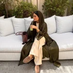 Abayas ouvertes pour femmes musulmanes, kimono de Dubaï, Eid Ramadan, Kebaya turc, Kaftan marocain, Abaya Dubai Islam Jalabiya Arab