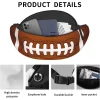 sac banane de football américain, sac de voyage pour adultes, sac à bandoulière avec sangle réglable pour le sport