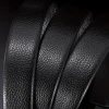 ceinture à boucle automatique en métal pour hommes, matériau de haute qualité, marque de luxe, design d'affaires, à la mode et polyvalente