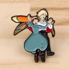 broches de figurines d'anime japonais pour enfants, badges de dessin animé, broches pour vêtements, épingle en émail, accessoires de bijoux en métal, cadeaux
