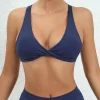 soutien gorge de sport push up haut de sport femme vêtements de sport pour femmes rembourrage haut de yoga vêtements d'entraînement jaune rose rouge blanc bleu marine noir