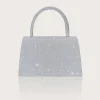 sac de dîner pour femmes élégant, léger, simple et brillant, associé à des charmants colliers, bracelets et boucles d'oreilles en strass, magnifique pochette pour femmes, est un portefeuille parfait pour les fêtes, les mariées et les étudiants il est un meilleur cadeau pour tout le monde.