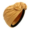 femme musulman foulard casquette coton bandeau africain bandeau élégant rétro turban pour dames bonnets casquettes musulman casque