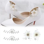 1 paire de Clips décoratifs pour chaussures de mariage, chaussures à talons hauts pour femmes, décoration de mariée, strass brillant, boucle de charme