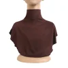 bohowaii femmes musulmanes vêtements accessoires doux coton jersey hijab cou couverture ramadan chaud cou faux col cache cou