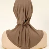 vente en gros prêt à sortir, hijab instantané pour dames, cravate au dos, écharpe en jersey de qualité supérieure, couverture de cou en coton, hijab pour femme musulmane
