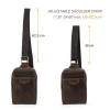 sac de poitrine en cuir véritable pour hommes, petit sac à bandoulière initié, sac banane, mini sac ceinture, loisirs, voyage, sports de plein air