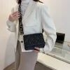 Sac Chic de couleur unie pour femmes, nouveau sac carré décontracté à la mode de Style coréen, sac à bandoulière rétro élégant