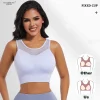 soutien gorge de sport push up antichoc de grande taille, en maille respirante, séchage rapide, pour yoga et fitness