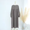 2025 oem nouveau design maman allaitement abaya grande taille femmes abaya robes modestes robe longue musulmane femmes vêtements islamiques
