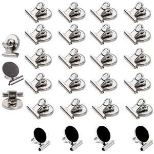 Aimants de réfrigérateur, Clips magnétiques solides pour tableau blanc, bureau, casier, présentoirs photos, Clips magnétiques robustes