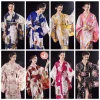 costume de cosplay kimono japonais traditionnel imprimé floral élégance sakura fille robe kimono style asiatique japonais