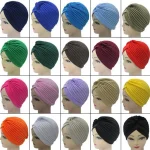 Turban Hijab pour femmes musulmanes, bandeau de sauna, casquette chaude, vêtements de sauna décontractés, streetwear féminin, chapeaux musulmans et indiens, automne et hiver