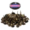 100 pièces fer clous décoratifs meubles punaises punaises motif chrysanthème épingles de rembourrage pour chaises design