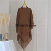 Écharpe de sauna hijab pour femmes, ramadan eid, abaya musulmane, 3 couches longues, tiens imar, vêtement de prière islamique, coiffure arabe, niqab