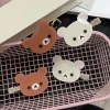 Rilakkuma Korilakkuma pinces à cheveux Anime tête d&rsquo;ours épingles à cheveux mignonnes et pinces chapeaux Kawaii accessoires de cheveux pour femmes filles