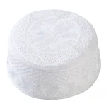 Chapeaux de prière pour hommes musulmans, casquette brodée en coton, Turban arabe saoudien, Hijab, foulard juif, accessoires de prière islamique, nouvelle collection