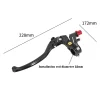levier d'embrayage universel pour moto, câble d'embrayage, poignée pour vélo de sport de rue hurbike, vélo de course, 7/8 ", 22mm, d343