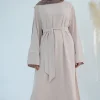 eid plaine fermé abaya robe soie velours abayas pour les femmes dubaï luxe musulman modeste robes vêtements islamiques caftan hijab robe
