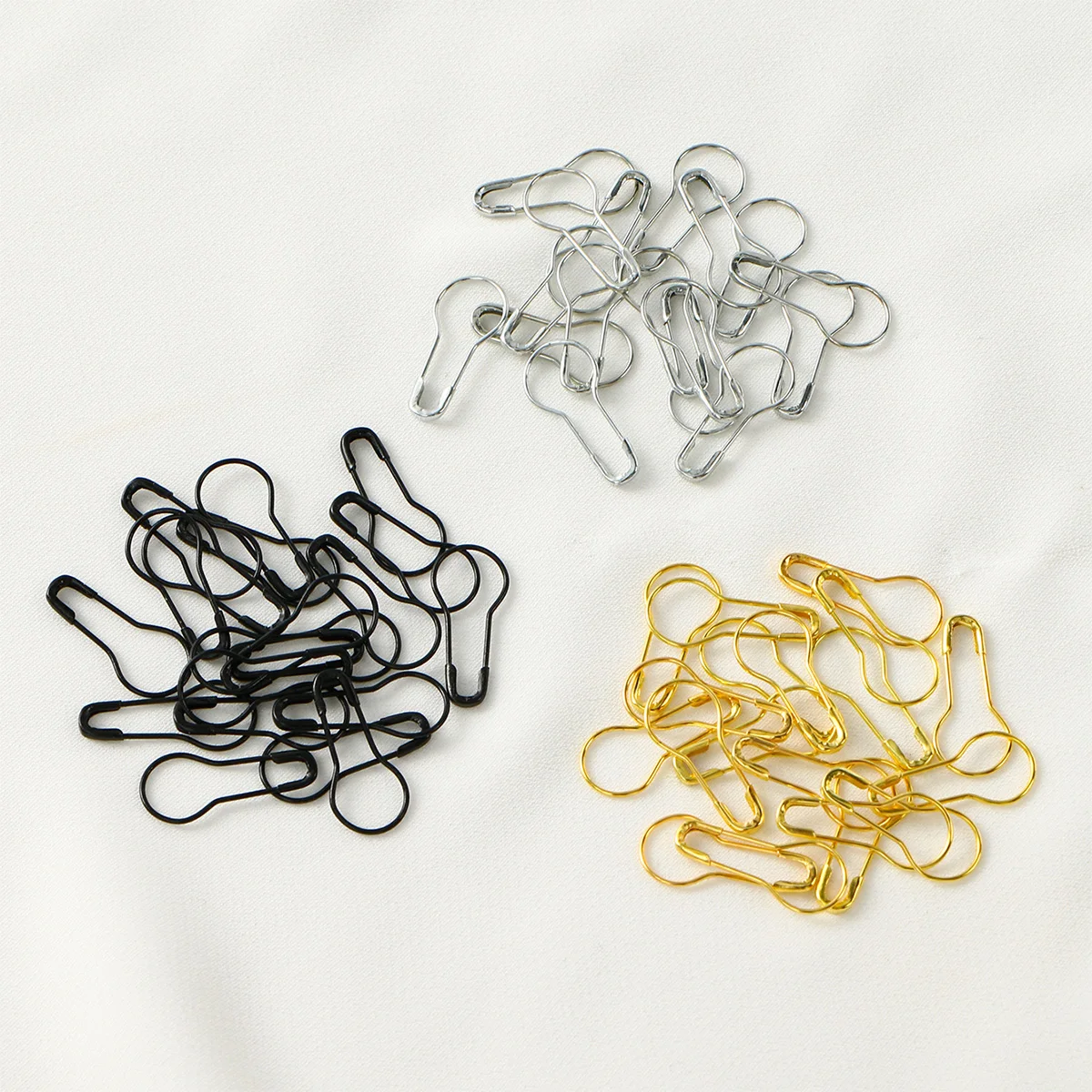 Épingles de sûreté colorées en forme de gourde, épingles hijab en métal, foulard léger, broche, boucle d'écharpe, bricolage, accessoires de couture hijab