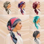 Nouvelles femmes Hijabs foulard Hijab chimio casquette Turban pré-attaché chapeaux Bandana Cancer perte de cheveux foulard tête enveloppement chapeau extensible