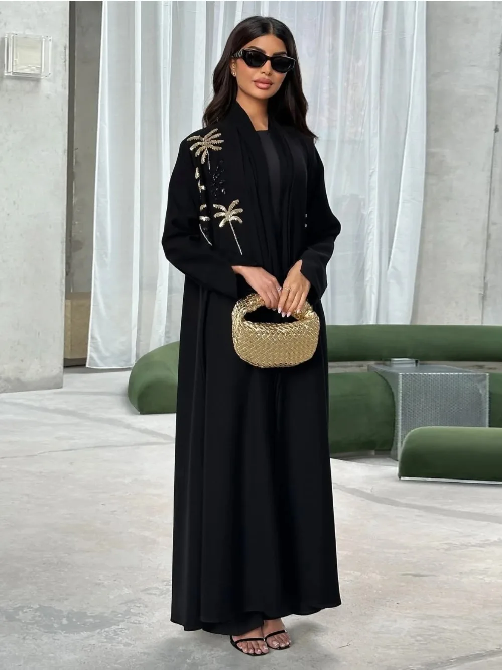 Eid Abaya femmes Robe musulmane broderie fête Jalabiya Ramadan Long Cardigan Abayas robes Largos Robe arabe Maroc caftan Eid Abaya femmes Robe musulmane broderie fête Jalabiya Ramadan Long Cardigan Abayas robes Largos Robe arabe Maroc caftan