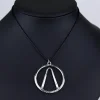 bijoux de jeu cosplay attol, collier nunl mordecai lilith roland, brique claptrap, rond, géométrique, argent, document, vente en gros