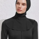 Hijab de bain musulman d&rsquo;été pour femmes, Turban instantané, conception de cou étendu, séchage rapide
