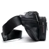 sac de taille pour hommes, sacs de taille en cuir véritable de mouton, sac banane pour hommes/femmes, ceinture en cuir de vache, sacs de ceinture pour hommes