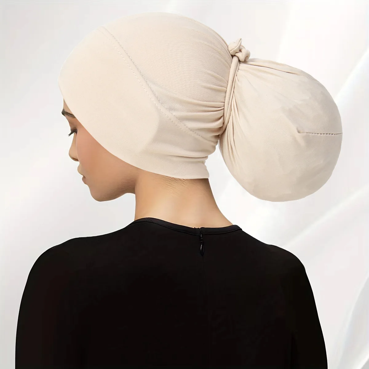 turban musulman doux pour femme, casquettes hijab intérieures, bonnet islamique, sous écharpe indienne, perte de cheveux, enveloppement de sauna féminin, nouveau, 2025