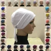 Casquette Hijab intérieure douce pour femmes musulmanes, chapeau islamique en coton, sous-écharpe, Bonnet, foulards turcs, couvre-chef arabes indiens