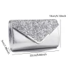 pochette enveloppe brillante, élégante et à la mode, sac à main de fête de mariage pour femmes, sac de dîner